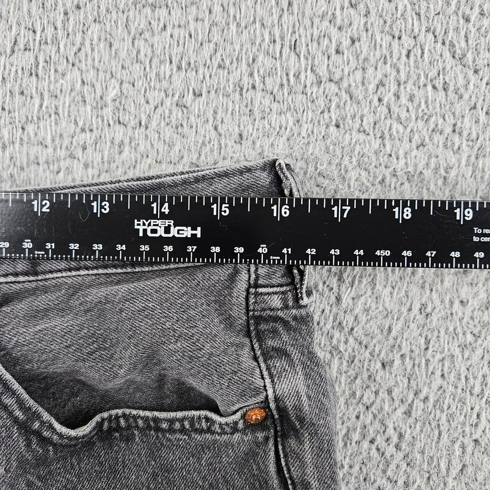Levis Jeans Mens 31 Black Premium 512‎ Slim Tapered Lo Ball Stretch Denim
